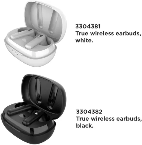 Vista 13 de RadioShack - Auriculares inalámbricos Bluetooth 5.2 ANC IPX5 con batería de 6 horas, color blanco