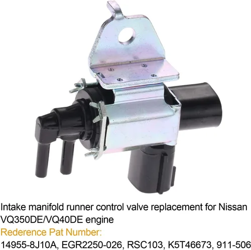 Vista 2 de gohantee Válvula solenoide de control VIAS 14955-8J10A de repuesto para Nissan Altima Frontier Maxima Infiniti Murano Quest Pathfinder NV Xterra