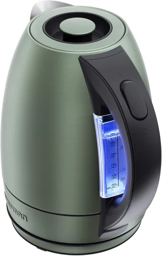 Vista 30 de Chefman Hervidor eléctrico, hervidor eléctrico de acero inoxidable de 1.8 litros con apagado automático, luces LED, protección para hervir y secar