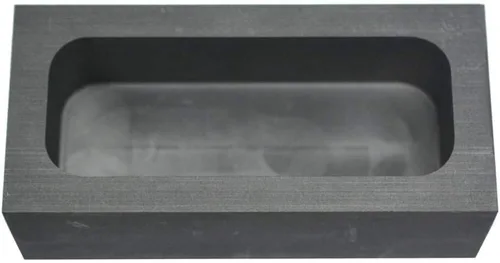 Vista 7 de OTOOLWORLD Molde de lingote de grafito de oro y plata para fundir refinación de fundición (4.4 lbs)