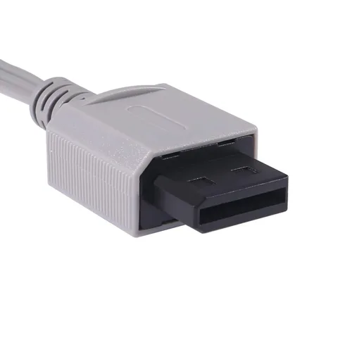 Vista 3 de Aokin Cable AV para Wii Wii U, cable de audio y video AV para Nintendo Wii y Wii U, 1.8M/6FT, compatible con televisión