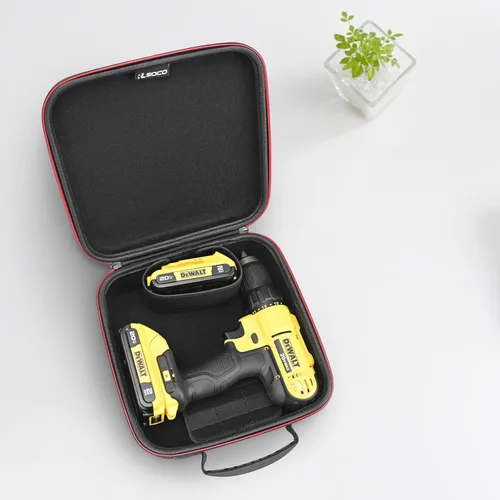 Vista 7 de RLSOCO Funda de transporte compatible con DEWALT DCK240C2/DCD771C2/DCF787D1/DCD800D2/DCF787C2/DCF885C1 20V Max kit de taladro/destornillador