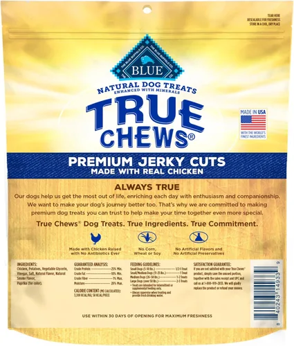 Vista 2 de Blue Buffalo True Chews Golosinas Premium de Pollo en Trozos para Perros con Ingredientes Naturales