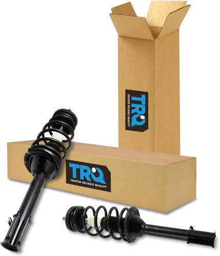 Vista 123 de TRQ - Conjunto de puntal delantero y resorte helicoidal (lados del conductor y del pasajero), para auto