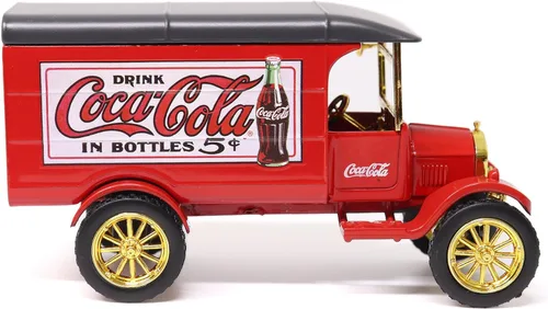 Vista 6 de Motor city classics Coca-Cola Diecast coleccionable 1926 Ford Model TT Delivery Van 1:43 Diecast Scale Model 443026 Producto