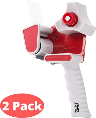 Vista 2 de Mr. Pen - Pistola de cinta, dispensador de cinta de embalaje, paquete de 2, dispensador de 2 pulgadas, pistola dispensadora de cinta, dispensador
