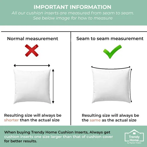 Vista 5 de Trendy Home - Juego de 4 rellenos de almohada de 16 x 16 pulgadas (juego de 4, blanco) para cama y sofá, hipoalergénico, relleno de almohada