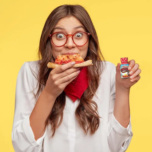 Vista 6 de Ass Kickin' A28Ax1 surtido de mini salsas, 1 botella, 4.38 longitud, ancho de 4.38 pulgadas, 4.38 pulgadas de altura, 4 unidades., 1