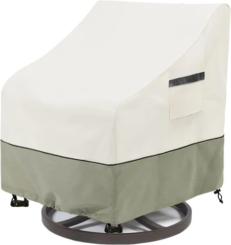 Vista 31 de Paquete de 2 fundas para sillas Adirondack de patio, impermeables, resistentes, para exteriores, fundas para sillas de patio Adirondack para sillas