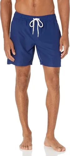 Vista 9 de Amazon Essentials Traje de baño para hombre con forro de malla, bolsillos, cierre de cordón