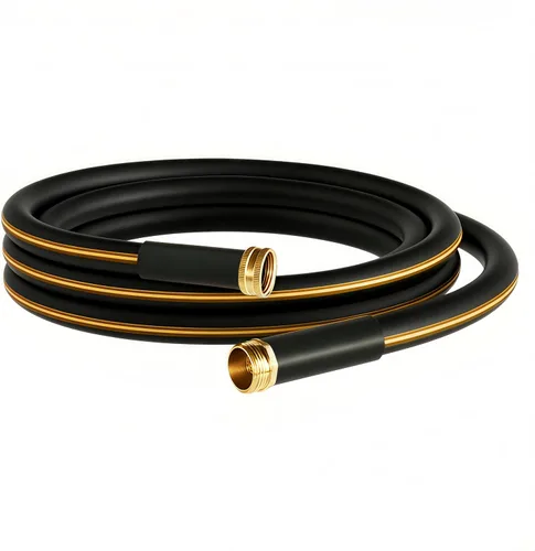 Vista 64 de Atlantic Manguera de jardín resistente de hembra a hembra de 1 pie x 5/8 pulgadas, manguera de agua negra, manguera líder de conexión corta (1 pie)