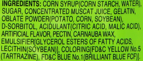 Vista 3 de Kasugai Muscat Gummy Candy, bolsas de 3.77 onzas (paquete de 12)