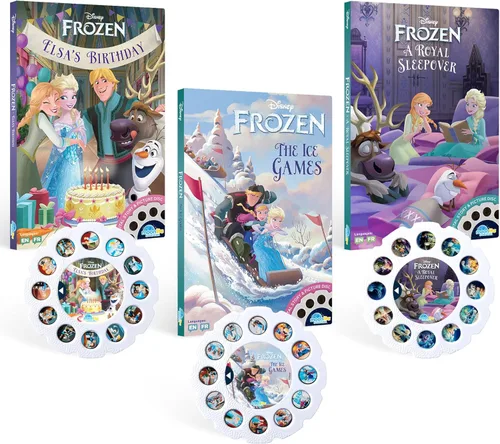 Vista 11 de Moonlite carretes de cuentos Storytime, set de 3 historias, El Rey León, 101 Dálmatas, Mulan, historias digitales, regalos de aprendizaje temprano