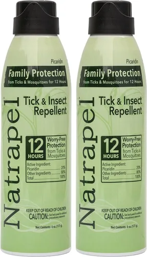Vista 8 de Natrapel Repelente de garrapatas e insectos – Spray de insectos con 20% de picaridina – Protección familiar contra mosquitos, garrapatas y más