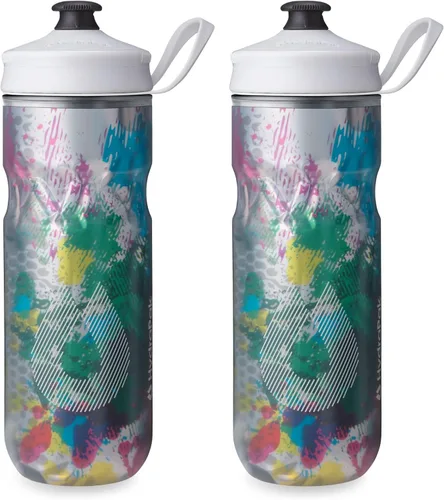 Vista 29 de HydraPak Botella Polar - Botella deportiva de agua aislada Polar - sin BPA, botella deportiva y para bicicleta con asa