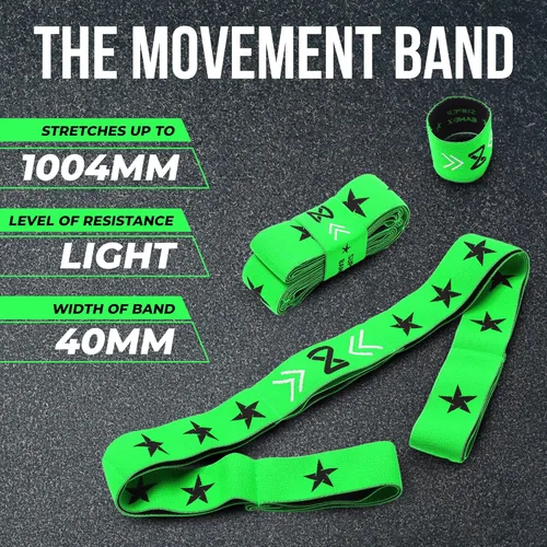 Vista 3 de Two8 Bands Multi Loop Resistance Band for Working Out - Home Gym Loop Resistance Bands for Women & Men, Athletic Rehab Equipment Workout Loops