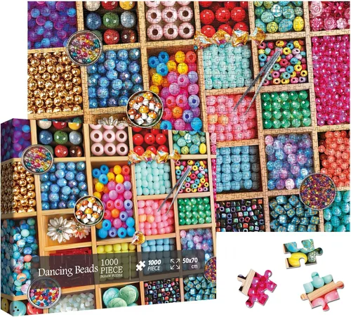 Vista 13 de Coloridos rompecabezas de peces de arrecife de coral del océano para adultos, 1000 piezas, hermoso rompecabezas de animales marinos, rompecabezas