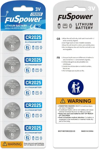 Vista 7 de Cr2025 - Batería de litio 2025 de 3 V para llave remota de coche (20 unidades (paquete de 1))