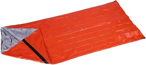 Vista 9 de Saco de dormir de película de aluminio, diseño de saco de dormir, fácil de usar, adecuado para acampar en la montaña