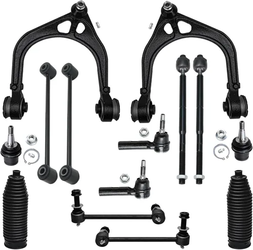 Vista 12 de Detroit Axle - Kit de suspensión RWD Front End de 16 piezas para Chrysler 300 Dodge Charger Challenger 11-14, 6 brazos de control, 4 barras