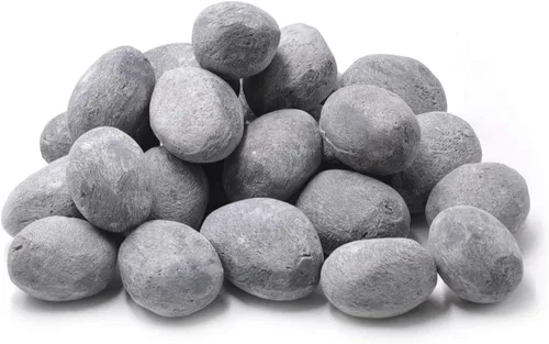 Vista 7 de Stanbroil Piedras ligeras de fibra de cerámica para hoguera, beige