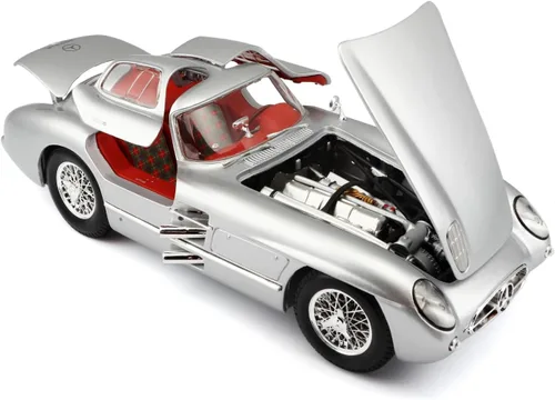 Vista 2 de Maisto 1:18 Escala Mercedes-Benz 300SLR Coupé Uhlenhaut Vehículo fundido a troquel