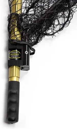 Vista 5 de TS116Y Torneo Series Precision Muskie Landing Net - Aro de 36 x 38 pulgadas, longitud 116 pulgadas, oro/negro