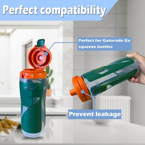 Vista 3 de Dispensing Valves Compatible with Gatorade Water Bottle - Replacement Accessories for Gatorade Gx Water Bottle Gatorade 32oz Bottle