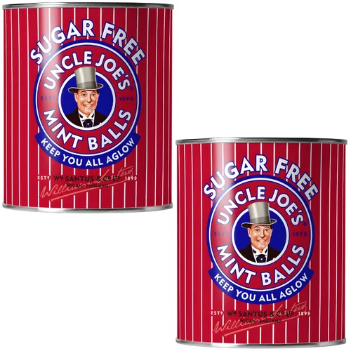 Uncle Joe's Latas de bolas de menta 4.23 oz (paquete de 3)