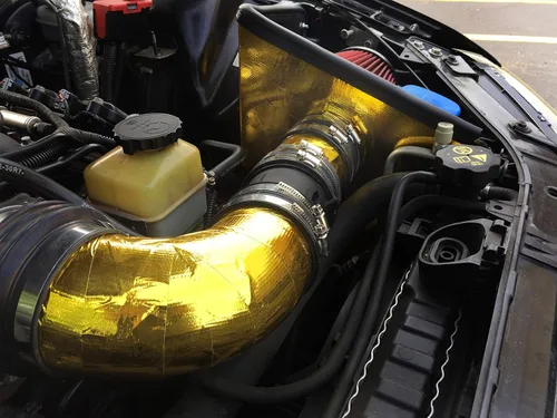 Vista 5 de Design Engineering 10397, Inc. Reflect-A-Gold - Cinta/Envoltura Aislante Reflectante con Respaldo Adhesivo de Alta Temperatura de 2" x 30 pies.