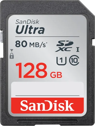 Vista 2 de SanDisk Tarjeta de memoria Ultra SDXC UHS-I de 128 GB