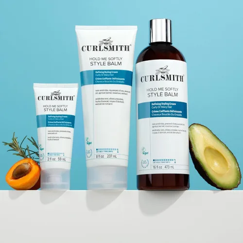 Vista 8 de CURLSMITH Hold Me Softly Style Balm - Curl Enhancing, Soft Hold Curl Cream, Lightweight, No Crunch Curl Cream, For All Curl Types, Vegan & Cruelty