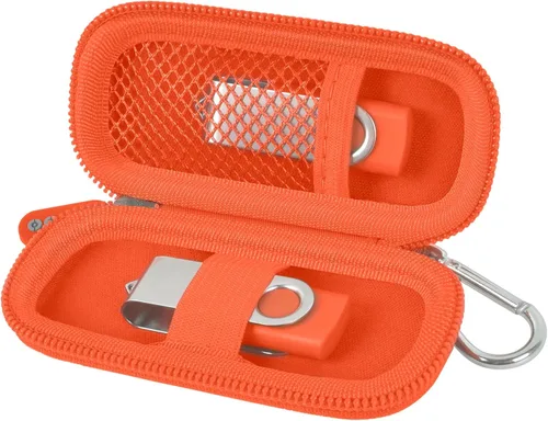 Vista 11 de Funda para unidad flash USB, soporte para tarjeta SD compatible con memoria USB, tarjetas de memoria, bolsa de almacenamiento SDXC SDHC, organizador