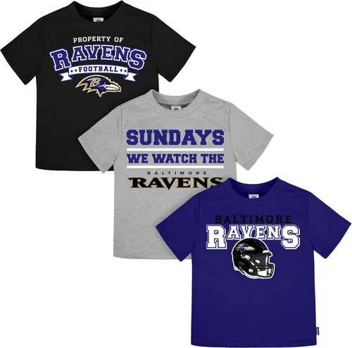 Vista 45 de Gerber Unisex Baby NFL 3 Pack Short Sleeve Team Fan Tee Shirt
