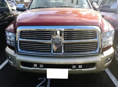 Vista 5 de iJDMTOY Kit de lámpara antiniebla de luz LED dual compatible con Dodge RAM 2500 3500 2010-18, incluye (4) cubos LED de alta potencia de 20 W