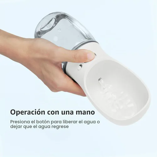 Vista 3 de Deyace - Botella de agua para perro, 12 - 18 onzas, a prueba de fugas, portátil, para paseos, perritos o viajes