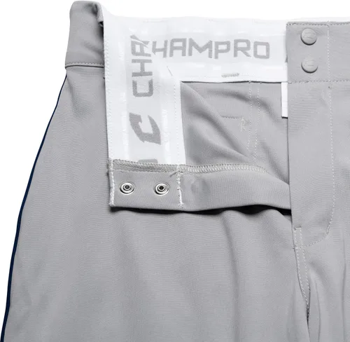Vista 6 de CHAMPRO Youth Triple Corona abierto parte inferior Piped pantalones
