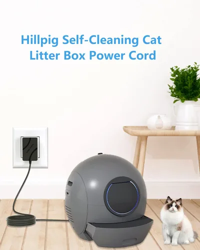 Vista 3 de Cable de alimentación de 12 V para LitterMaid LM680C LM980 P-70016, repuesto para caja de arena para gatos autolimpiante automática autolimpiante