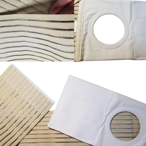 Vista 5 de SUPVOX Cinturón de soporte para ostomía, banda elástica para hernia, transpirable, para hombre y mujer, colostomía, soporte abdominal