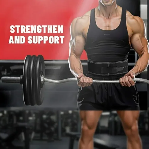 Vista 5 de DEFY – Cinturón de palanca de levantamiento de pesas, cinturón de gimnasio Strongman de 4 pulgadas de ancho para hombres y mujeres, cinturón