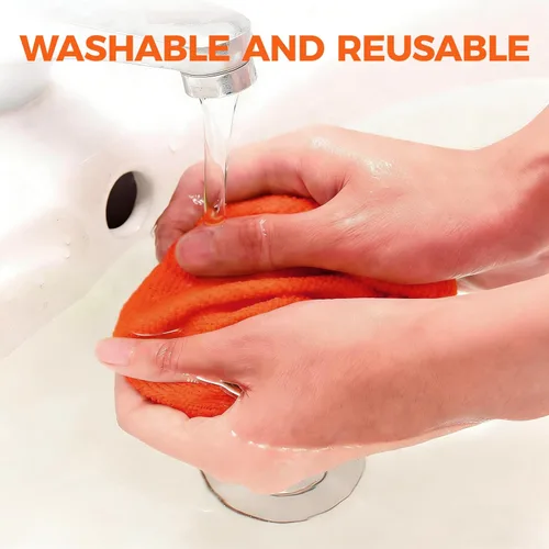 Vista 8 de XINDELL Paquete de 5 almohadillas de microfibra – Cabezales de repuesto para herramientas limpiadoras de parabrisas Xindell. Almohadillas