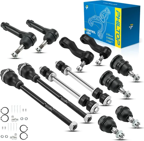 Vista 256 de PHILTOP Kit de suspensión delantera brazo de control inferior con rótula y barra estabilizadora, enlace final compatible con Chevrolet Captiva