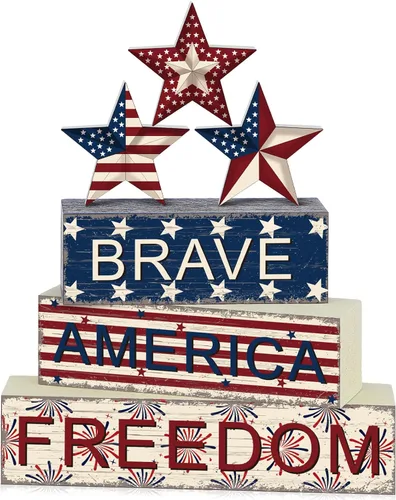 Vista 17 de Geelin 4 letreros de mesa para árbol de Navidad, color caramelo, decoraciones de madera, árbol de Navidad, bandeja escalonada, centros de mesa