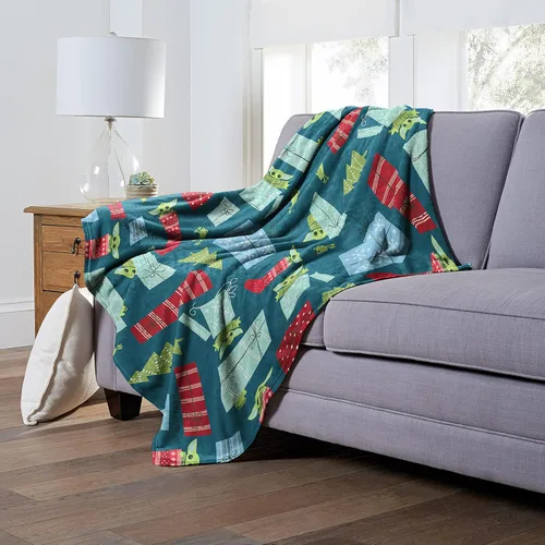 Vista 5 de Northwest Star Wars - The Mandalorian - Manta de seda táctil, 50 x 60 pulgadas, el mejor regalo de la historia