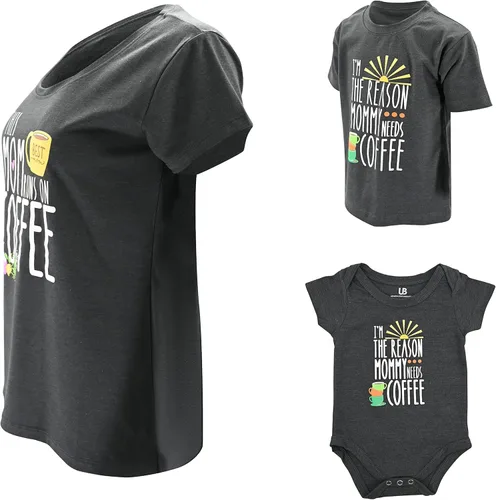 Vista 2 de Unique Baby Camisetas Mommy and Me You are My Sunshine