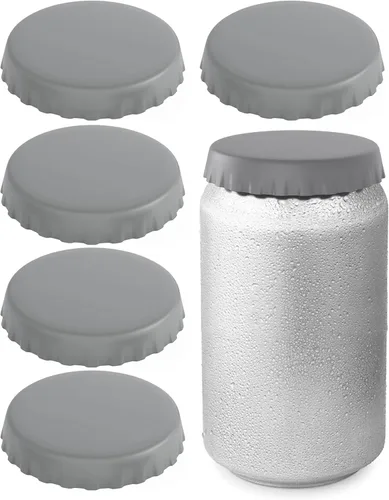 Vista 11 de Tapas de silicona para latas de soda, tapas de latas, tapas de latas, protector de latas, tapón de latas, se adapta a latas de refresco estándar