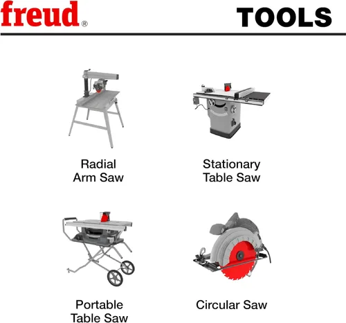 Vista 3 de Freud LU86R012: Cuchilla de propósito general de corte fino de 12 "x 48T