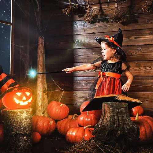 Vista 3 de Sumind 4 varitas mágicas iluminadas de princesa de hadas con sonido, varita de mago de bruja iluminadora, accesorio de disfraz para Navidad, fiesta