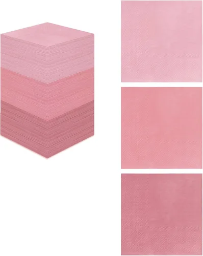 Vista 19 de 300 unidades de servilletas blancas lechosas para bebidas, servilletas de cóctel blancas lechosas de 2 capas, servilletas desechables para fiesta