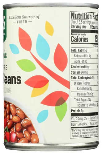 Vista 6 de 365 by Whole Foods Market, Bean Baked Campfire Orgánico, 15 onzas